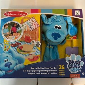 Melissa and Doug Blues Clues Picnic Play Set. NWT